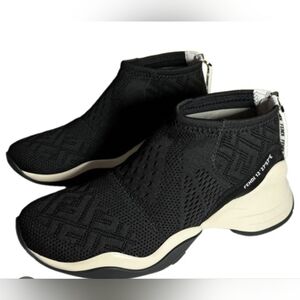 Fendi Black Slip-On Women's Sneakers